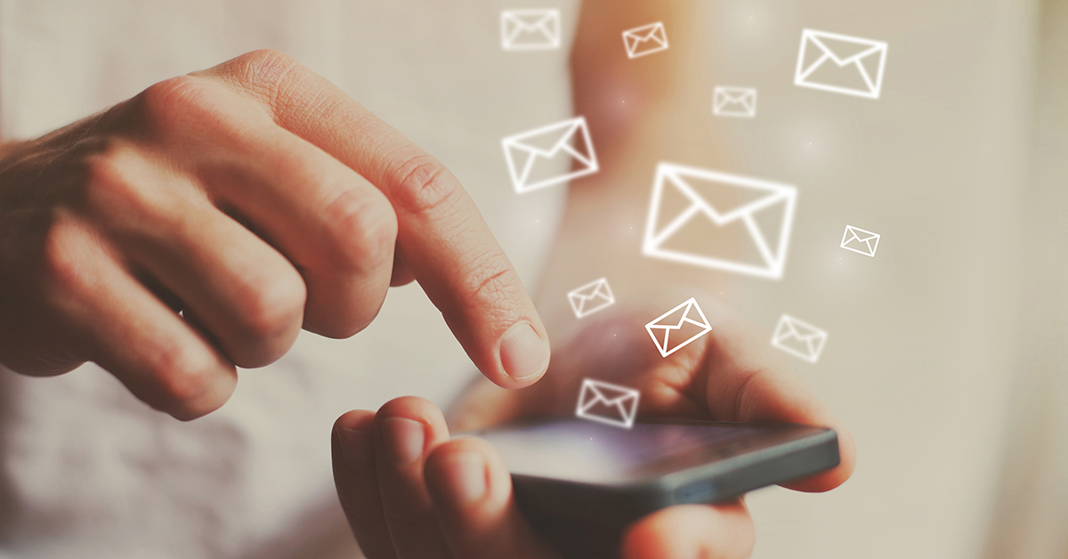 Email marketing concept