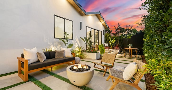 Modern patio