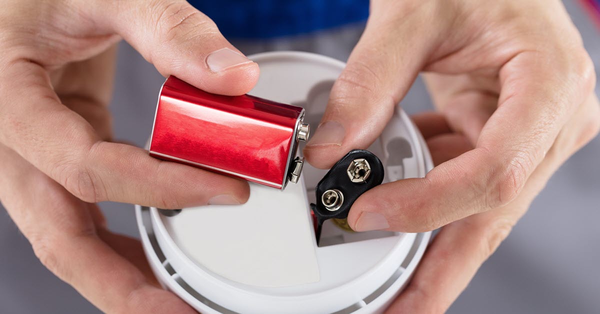 Smoke Detector Battery Replacement